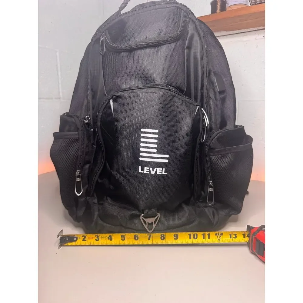 LEED’S Checkmate TSA Friendly Laptop Backpack Black Travel Business Carry On 17”